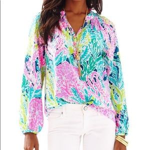 Lilly Pulitzer Elsa Top, size XL